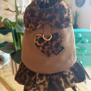 Bat-Jacket Ruffle Leopardo Camel